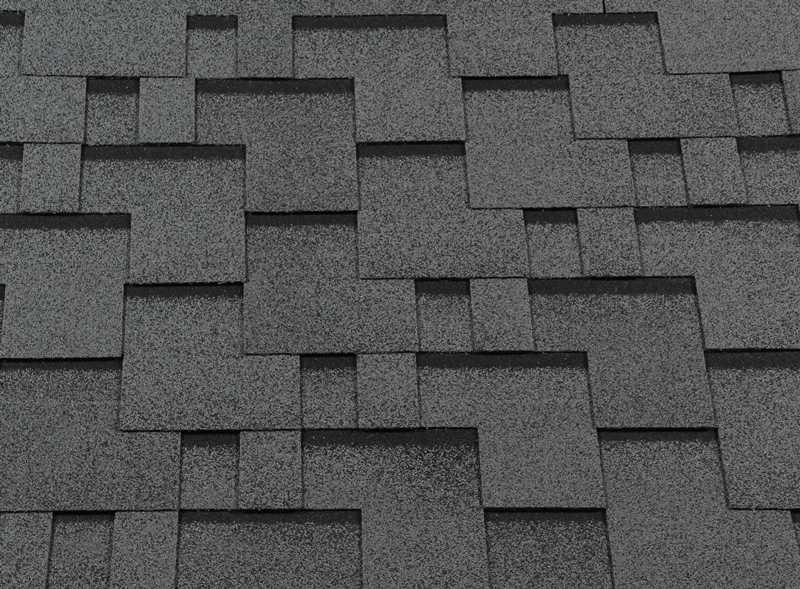 Гибкая черепица RoofShield Premium Нарезка "Модерн" цвет Серый с оттенением